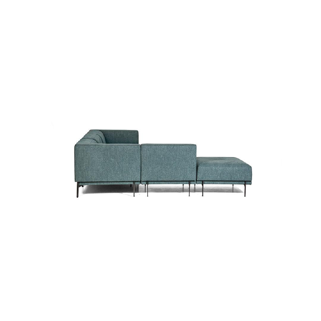 MAJESTIC-Sofa-Trägerelemente aus massiver Buche, verstärkt mit Holzplattenelementen - rechte Seite