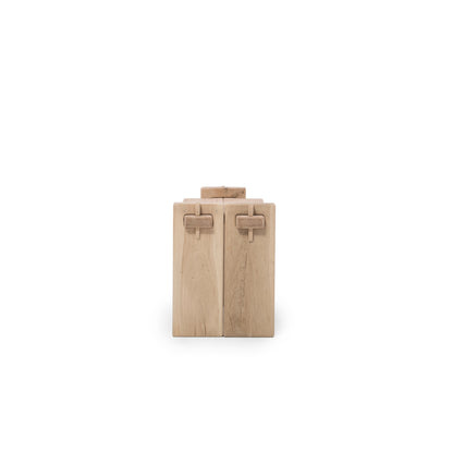 NIGHTSTAND ROYAL SPRUCE - aus massivem Fichten- oder Eichenholz, ohne Schrauben, Leim, Metallteile, Farbe