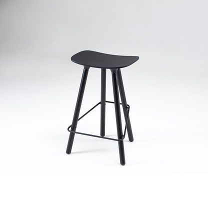 COT Low Barhocker mit Holzbein - H 68cm