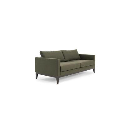 CHELSEA-Designersofa, Gestell aus Massivholz mit Stoffpolsterung-links