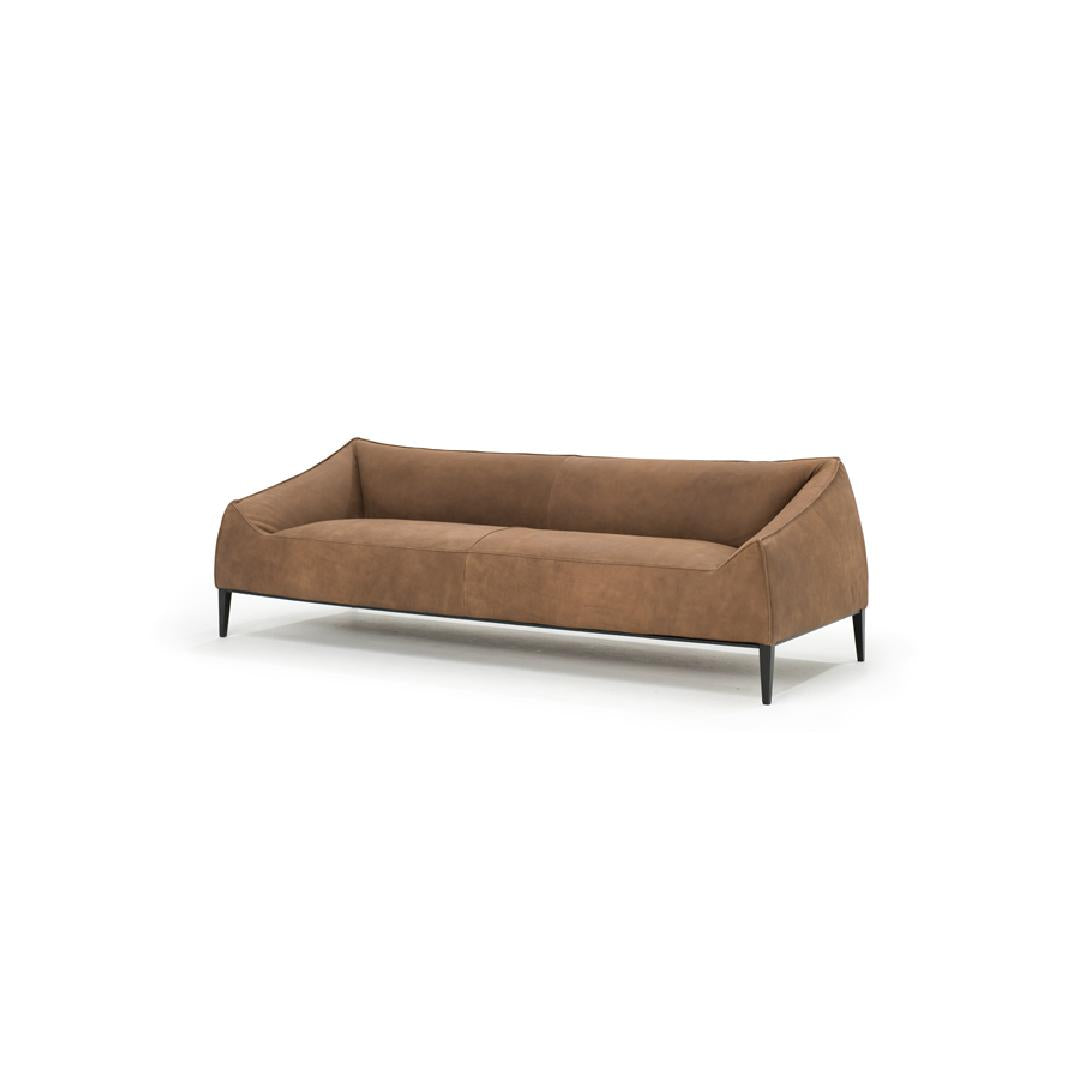 Sofa PANAMA - tragende Elemente aus massiver Buche, verstärkt mit Holzplattenelementen - linke Seite