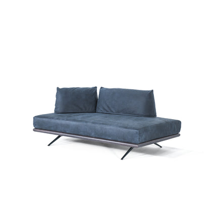Sofa SAMOA- tragende Elemente aus massiver Buche, verstärkt mit Holzplattenelementen - linke Seite