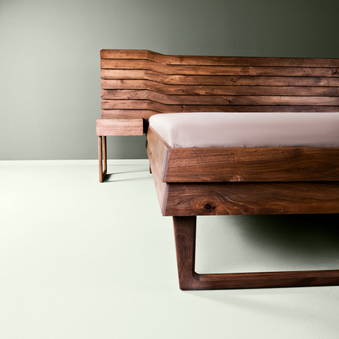 TALAS-Designer Bett aus Massivholz-detail